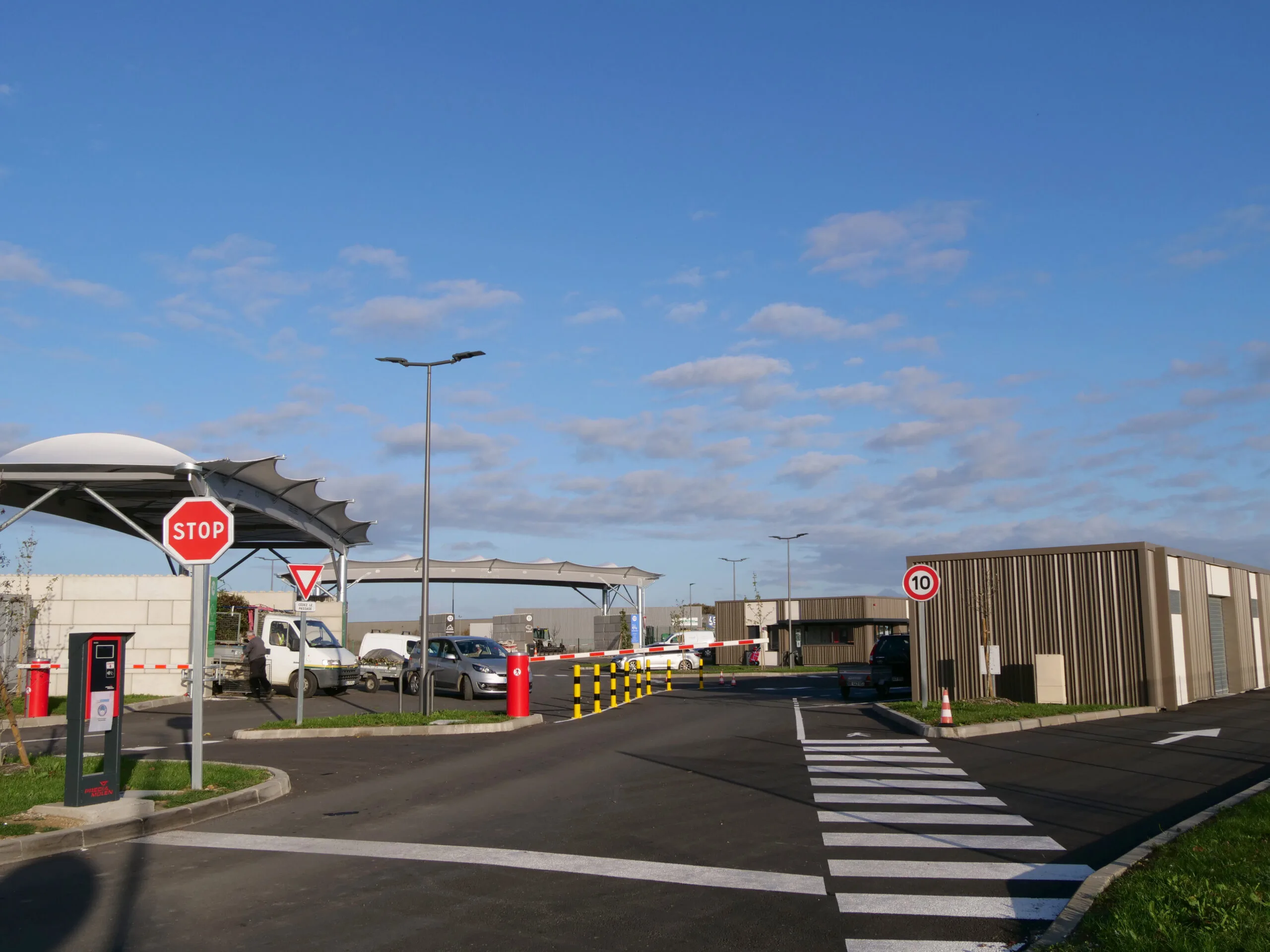 Photo de la déchèteries de Sorigny.