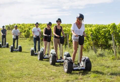 Balade dans les vignes en gyropode © Giroway