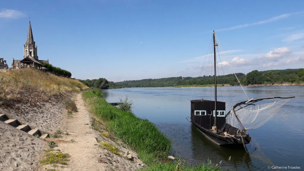 Photo des bords de Loire à Bréhémont.