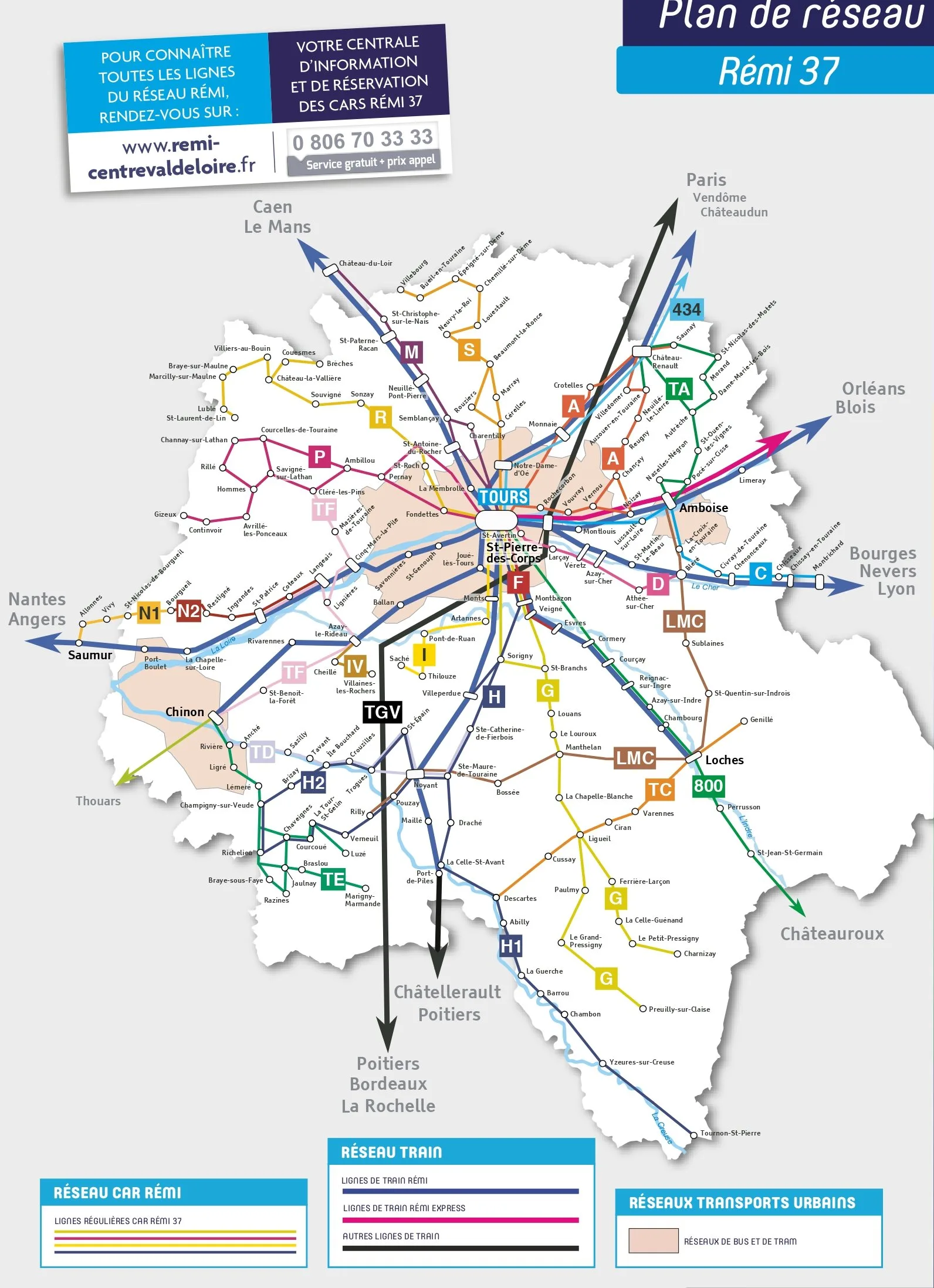 Plan réseau REMI 37
