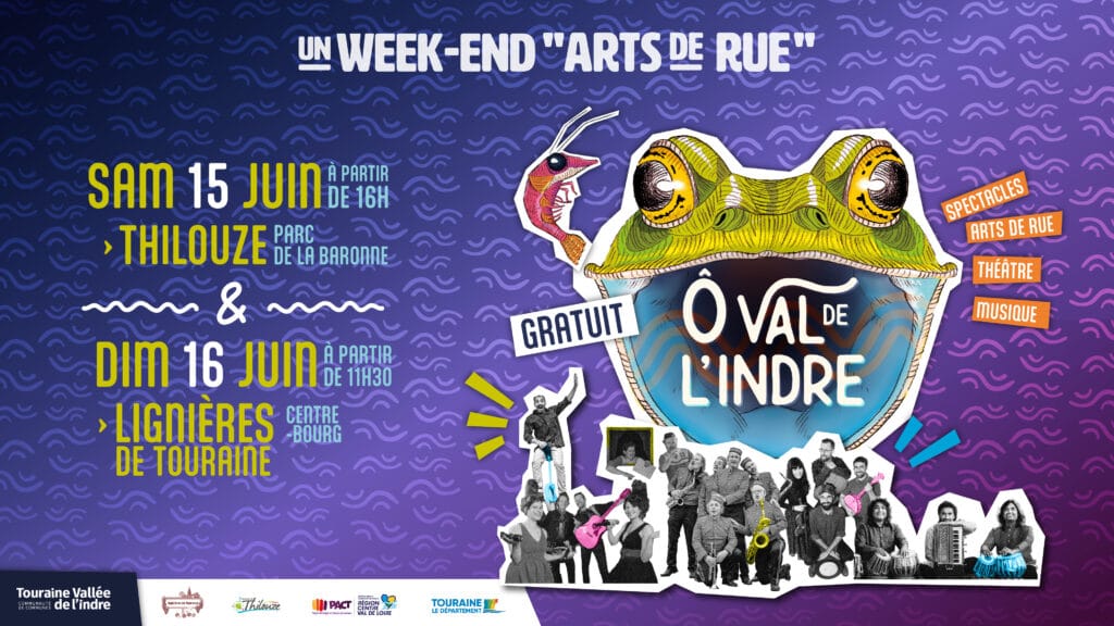 Visuel horizontal du festival Ô Val de l'Indre 2024