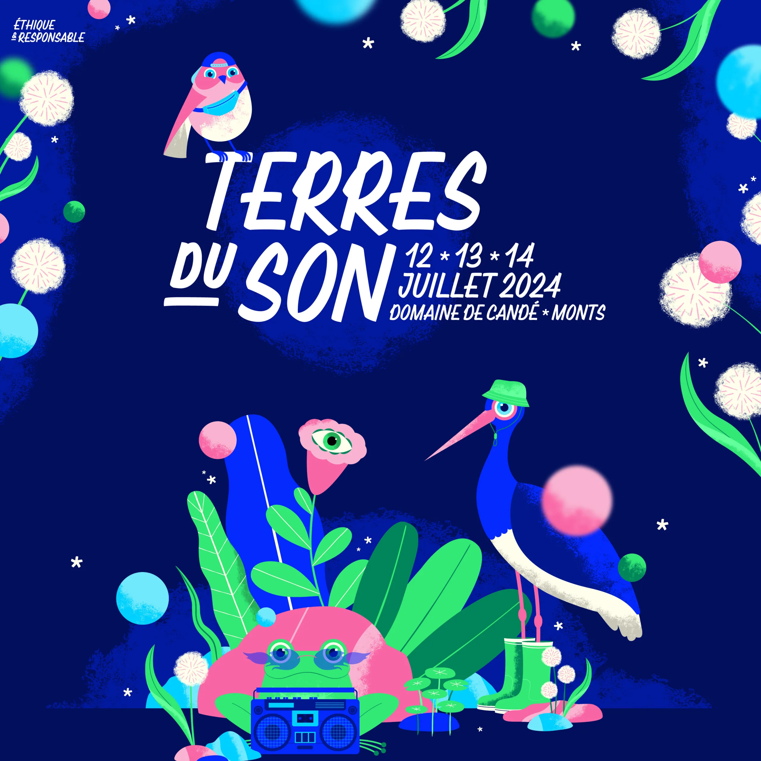 Visuel général Terres du Son 2024 carré