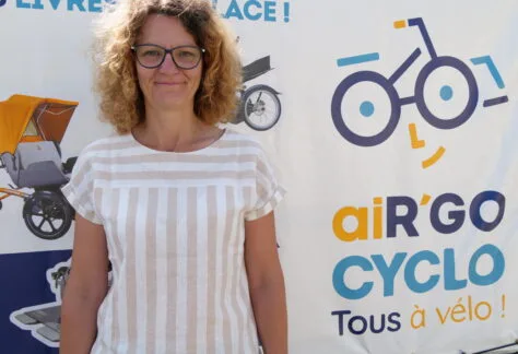 Isabelle Delugré, fondatrice d'Air'go cyclo