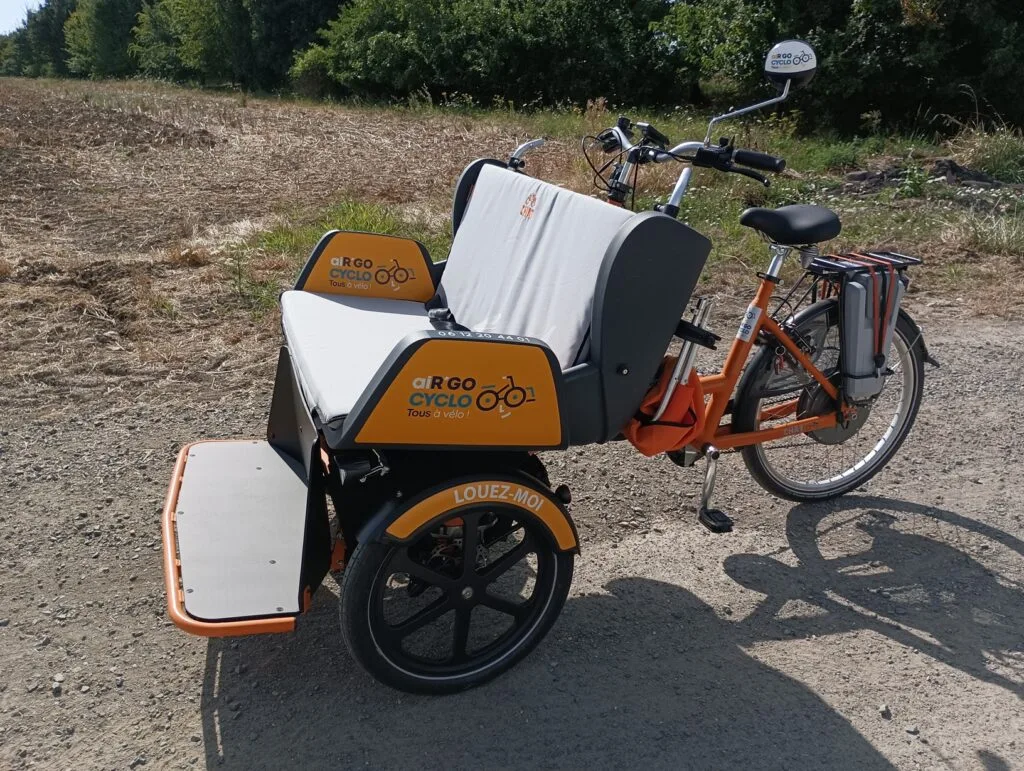 vélo air'go cyclo pour transporter 2 personnes sans pédaler
