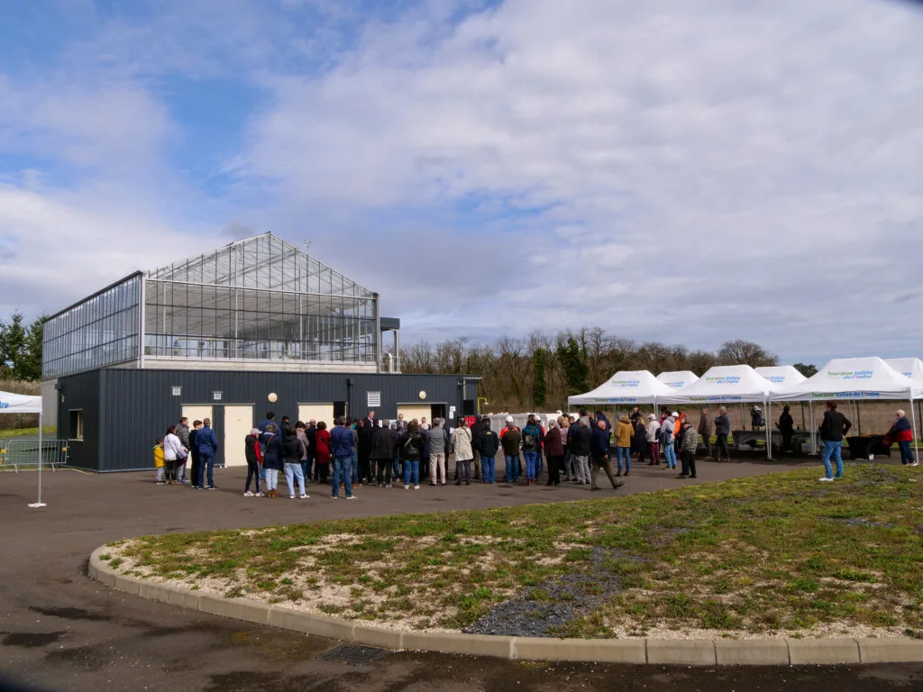 Plus de 80 personnes ont assisté à l'inauguration et visité la station d'épuration.