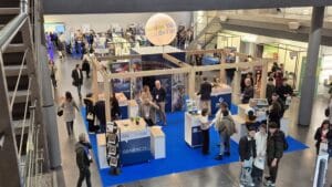 Vue du stand de la Communauté de communes Touraine Vallée de l'Indre au salon Made in Val de Loire qui s'est déroulé au centre des congrès de Tours le 27 novembre 2025