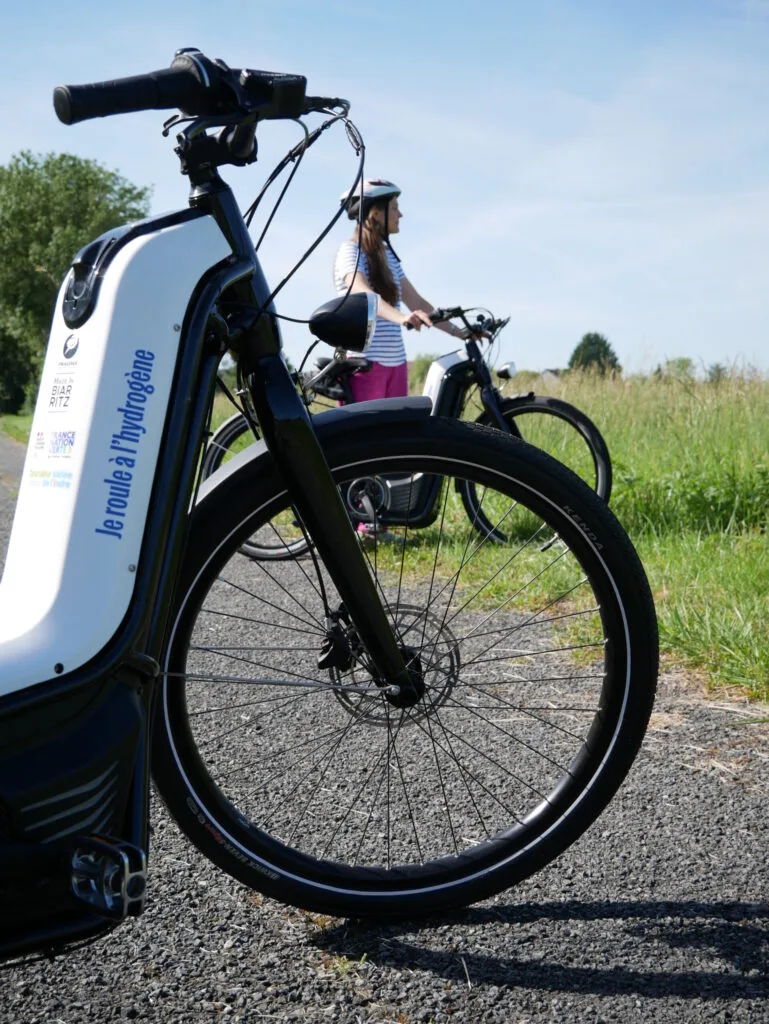 Photo du vélo hydrogène Touraine Vallée de l'Indre