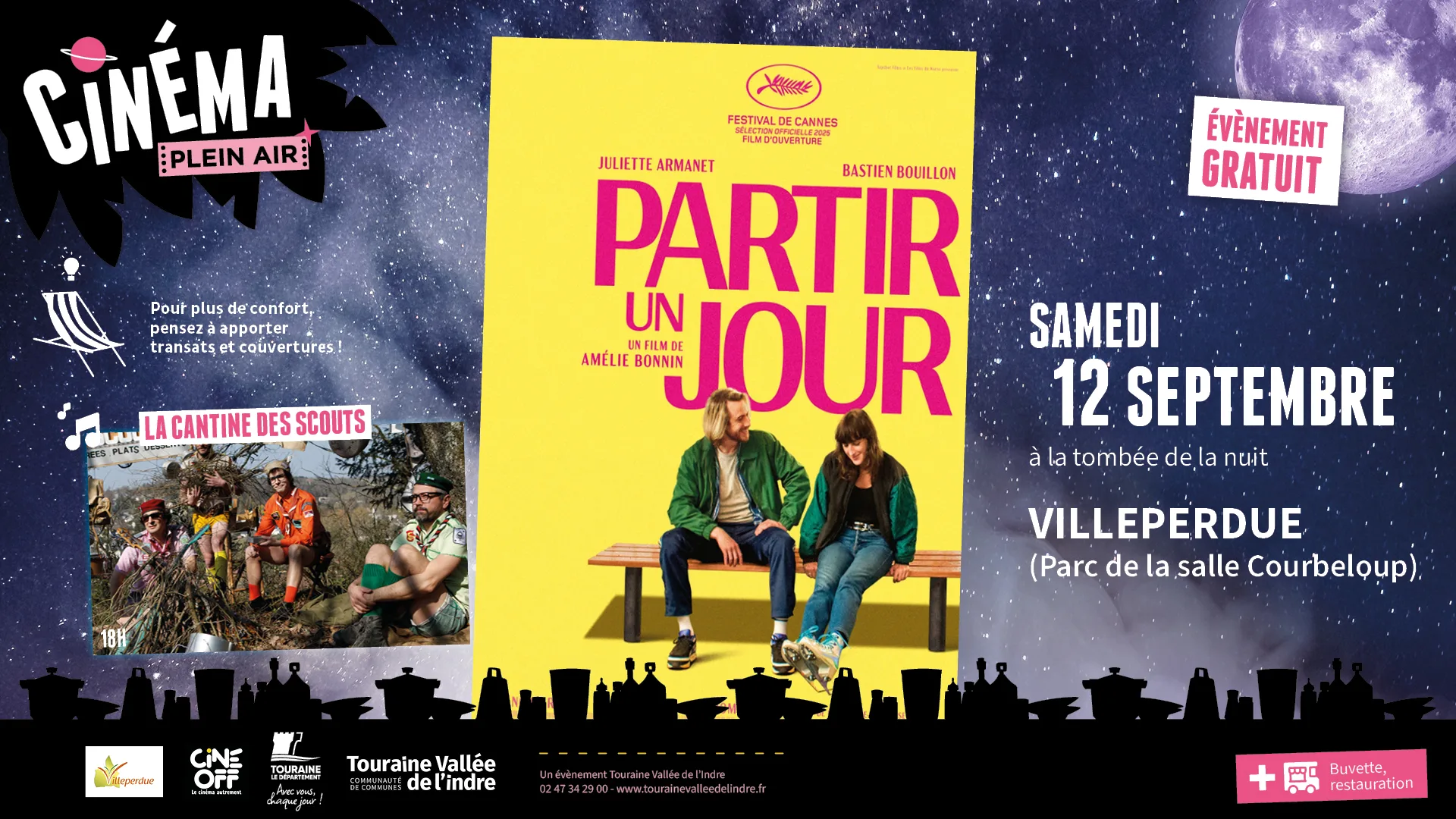 Cinéma Plein Air à Villeperdue