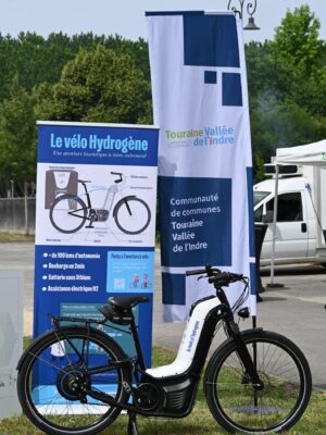 Inauguration vélo hydrogène Touraine Vallée de l'Indre
