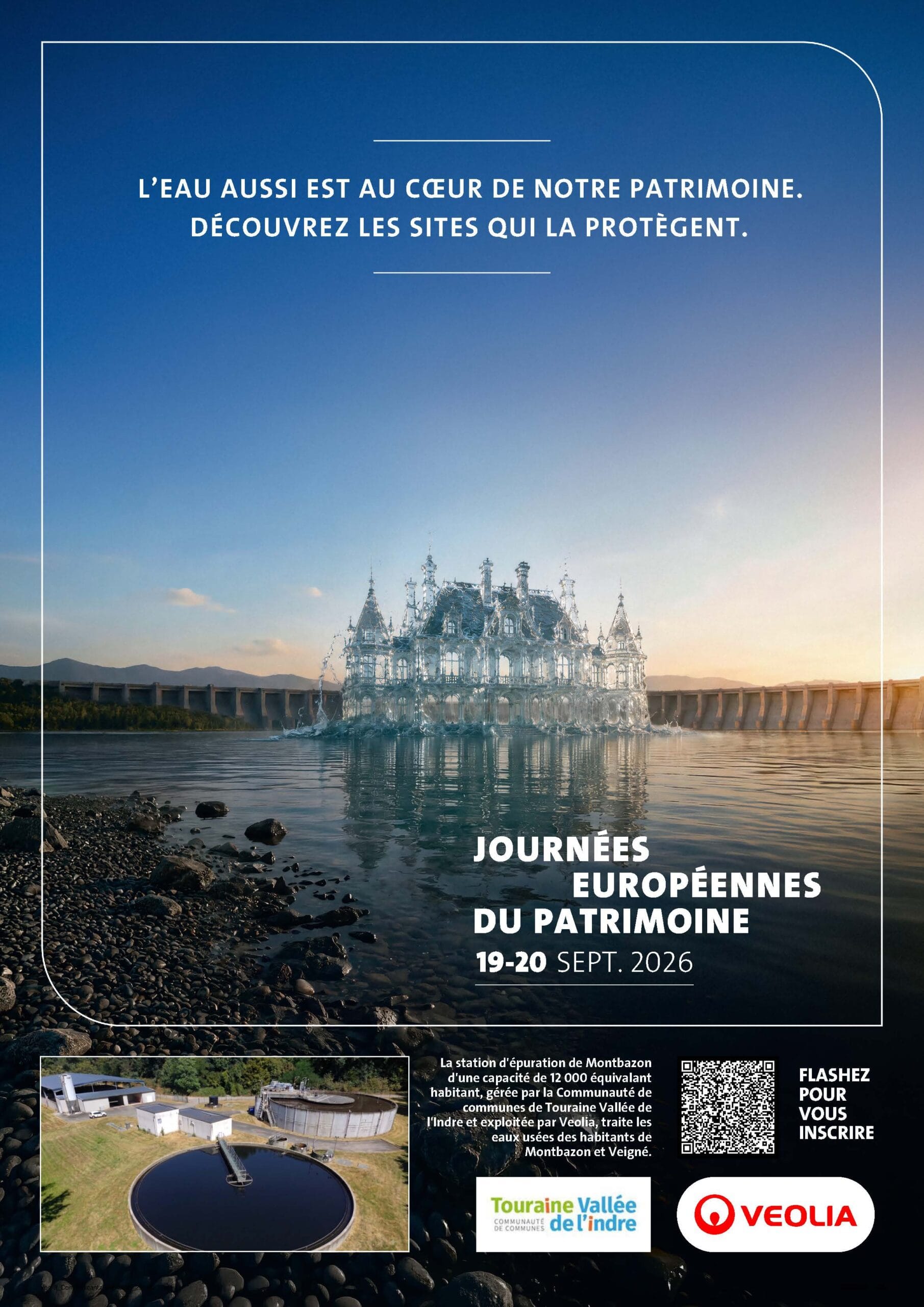 visite de la station d’épuration de Montbazon le 19 septembre 2026 de 9h à 12h30 dans le cadre des journées du patrimoine
