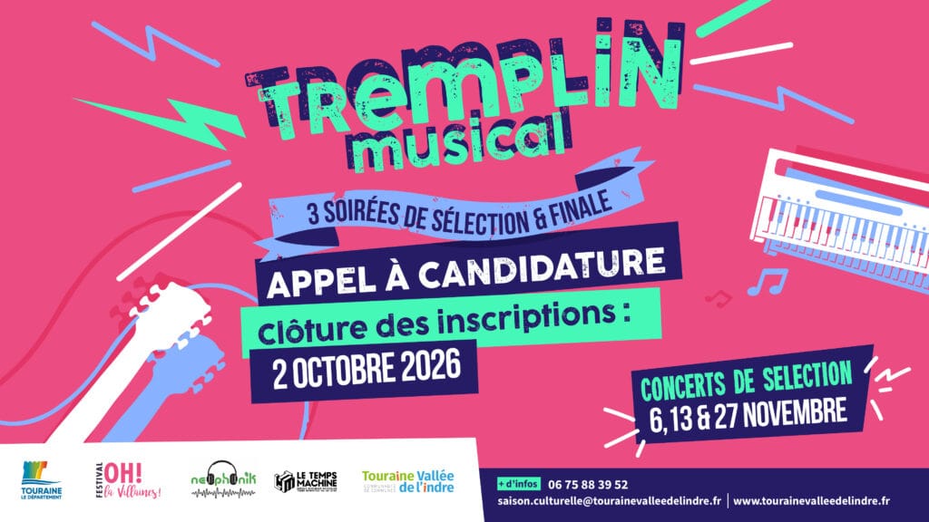 Appel à candidatures Tremplin Musical 2026