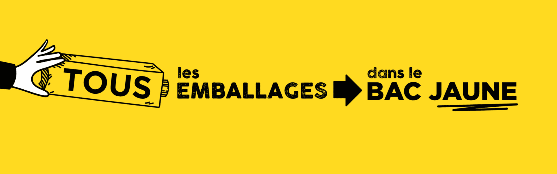 Consignes de tri bannière