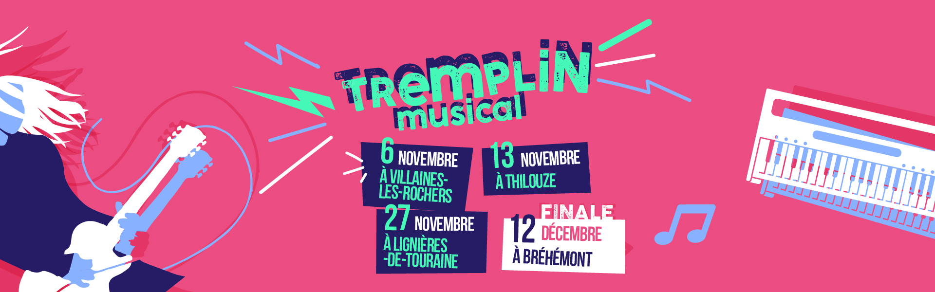 visuel appel &agrave; candidature TREMPLIN musical 2026
